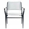 Woodard Daytona Padded Sling Dining Armchair - Front