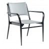 Woodard Daytona Padded Sling Dining Armchair - Angled
