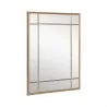 Sunpan Pasadena Wall Mirror Brass - Front Side Angle - Sunpan Pasadena Wall Mirror Brass - Front Side Angle