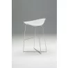 Paraiso Bar Stool White - Back Angle - Paraiso Bar Stool White - Back Angle