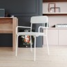 Manhattan Comfort Whythe PU Leather Dining Chair in White