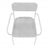 Manhattan Comfort Whythe PU Leather Dining Chair in White Top