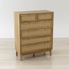 Anderson Teak Bodrum 4+2 Drawer Chest - Angled
