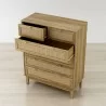 Anderson Teak Bodrum 4+2 Drawer Chest - Angled and OPened Drawer - Anderson Teak Bodrum 4+2 Drawer Chest - Angled and OPened Drawer