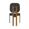 Manhattan Comfort Mid-Century Modern Gales Dining Chair Black Back