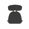 Manhattan Comfort Mid-Century Modern Gales Dining Chair Black Top - Manhattan Comfort Mid-Century Modern Gales Dining Chair Black Top