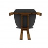 Manhattan Comfort Mid-Century Modern Gales Dining Chair Black Bottom