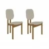 Manhattan Comfort Mid-Century Modern Gales Dining Chair with Solid Wood Legs - Set of 2 - Manhattan Comfort Mid-Century Modern Gales Dining Chair with Solid Wood Legs - Set of 2