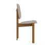 Manhattan Comfort Mid-Century Modern Gales Dining Chair Greige Side