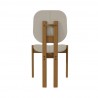Manhattan Comfort Mid-Century Modern Gales Dining Chair Greige Back