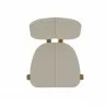 Manhattan Comfort Mid-Century Modern Gales Dining Chair Greige Top - Manhattan Comfort Mid-Century Modern Gales Dining Chair Greige Top