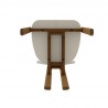 Manhattan Comfort Mid-Century Modern Gales Dining Chair Greige Down