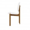 Manhattan Comfort Mid-Century Modern Gales Dining Chair White Side