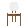 Manhattan Comfort Mid-Century Modern Gales Dining Chair White Front