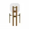Manhattan Comfort Mid-Century Modern Gales Dining Chair White Back - Manhattan Comfort Mid-Century Modern Gales Dining Chair White Back