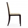 Manhattan Comfort Executor Cream and Walnut Faux Leather Dining Chairs (Set of Two) Side