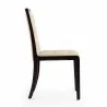Manhattan Comfort Executor Cream and Walnut Faux Leather Dining Chairs (Set of Two) Side - Manhattan Comfort Executor Cream and Walnut Faux Leather Dining Chairs (Set of Two) Side