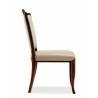 Manhattan Comfort Regent Cream and Walnut Faux Leather Dining Chair (Set of Two) Side - Manhattan Comfort Regent Cream and Walnut Faux Leather Dining Chair (Set of Two) Side