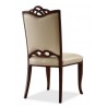Manhattan Comfort Regent Cream and Walnut Faux Leather Dining Chair (Set of Two) Back