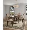 Fifth Avenue Faux Leather Dining Chair in Tan and Walnut (Set of 4) - Fifth Avenue Faux Leather Dining Chair in Tan and Walnut (Set of 4)