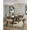 Manhattan Comfort Fifth Avenue Faux Leather Dining Armchair Cream and Walnut - Manhattan Comfort Fifth Avenue Faux Leather Dining Armchair Cream and Walnut