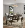 Manhattan Comfort Fifth Avenue Faux Leather Dining Armchair in Silver and Walnut - Manhattan Comfort Fifth Avenue Faux Leather Dining Armchair in Silver and Walnut