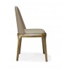 Manhattan Comfort Courding Tan and Walnut Faux Leather Dining Chair Side
