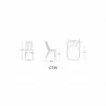 Manhattan Comfort Danube Leatherette Dining Chair - Manhattan Comfort Danube Leatherette Dining Chair
