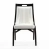 Manhattan Comfort Danube Leatherette Dining Chair - Set of 2 in Pearl White Front - Manhattan Comfort Danube Leatherette Dining Chair - Set of 2 in Pearl White Front
