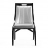 Manhattan Comfort Danube Leatherette Dining Chair - Set of 2 in Silver Front