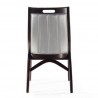Manhattan Comfort Danube Leatherette Dining Chair - Set of 2 in Silver Back