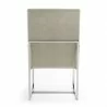 Manhattan Comfort Element Champagne Velvet Dining Armchair Back - Manhattan Comfort Element Champagne Velvet Dining Armchair Back