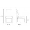 Manhattan Comfort Element Velvet Dining Chair