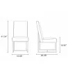 Manhattan Comfort Element Velvet Dining Chair - Manhattan Comfort Element Velvet Dining Chair