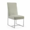 Manhattan Comfort Element Champagne Velvet Dining Chair - Manhattan Comfort Element Champagne Velvet Dining Chair