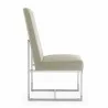Manhattan Comfort Element Champagne Velvet Dining Chair Side - Manhattan Comfort Element Champagne Velvet Dining Chair Side