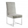 Manhattan Comfort Element Grey Velvet Dining Chair