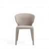 Manhattan Comfort Conrad Modern Woven Tweed Dining Chair in Wheat Front