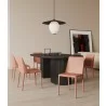 Manhattan Comfort Paris Clay Saddle Leather Dining Chair (Set of 4) - Manhattan Comfort Paris Clay Saddle Leather Dining Chair (Set of 4)