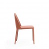 Manhattan Comfort Paris Clay Saddle Leather Dining Chair  Side