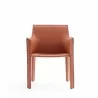 Manhattan Comfort Vogue Faux Leather Arm Chair 2 - Manhattan Comfort Vogue Faux Leather Arm Chair 2