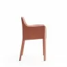 Manhattan Comfort Vogue Faux Leather Arm Chair 1 - Manhattan Comfort Vogue Faux Leather Arm Chair 1
