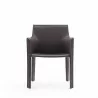 Manhattan Comfort Vogue Faux Leather Arm Chair 4 - Manhattan Comfort Vogue Faux Leather Arm Chair 4