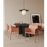 Manhattan Comfort Paris Saddle Clay Leather Armchair - Manhattan Comfort Paris Saddle Clay Leather Armchair