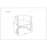 Manhattan Comfort Bali Faux Leather Dining Chair