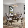 Manhattan Comfort Grand Faux Leather Dining Chairs - Set of 4 in Light Grey