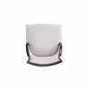 Manhattan Comfort Grand Faux Leather Dining Chairs in Light Grey Top - Manhattan Comfort Grand Faux Leather Dining Chairs in Light Grey Top