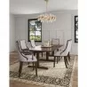 Manhattan Comfort Grand Faux Leather Dining Armchair - Set of 2 in Light Grey - Manhattan Comfort Grand Faux Leather Dining Armchair - Set of 2 in Light Grey