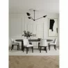 Manhattan Comfort Gansevoort Modern Faux Leather Dining Chair in Cream Full Set - Manhattan Comfort Gansevoort Modern Faux Leather Dining Chair in Cream Full Set