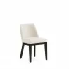 Manhattan Comfort Gansevoort Modern Faux Leather Dining Chair in Cream Front Angle - Manhattan Comfort Gansevoort Modern Faux Leather Dining Chair in Cream Front Angle
